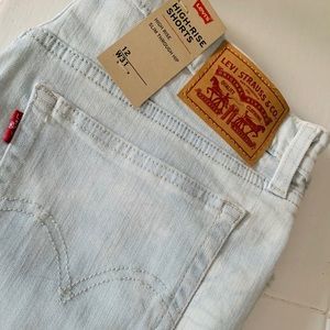 Levi’s | high waist denim cutoff shorts